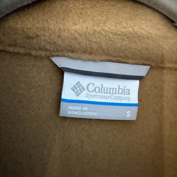 NWT Columbia mount grand freeze full zip Tan Fleece Jacket Sz small - Picture 3 of 8